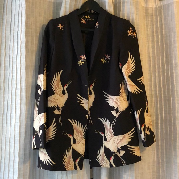 Jackets & Blazers - Flamingo print blazer for fun look! Jackets & Blazers - Flamingo print blazer for fun look!